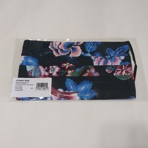 JOHNNY WAS Cotton Face Mask Floral Print